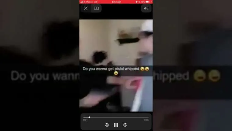 schokkend er is een nieuwe social media hype genaamd 8216 de pistol whip challenge 8217