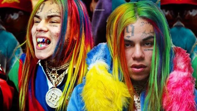 video 6ix9ine daagt iedereen uit om te proberen om zijn ketting te stelen