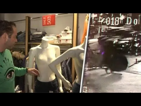 video amsterdamse designerwinkel wordt beroofd van 70 000 euro aan kleding