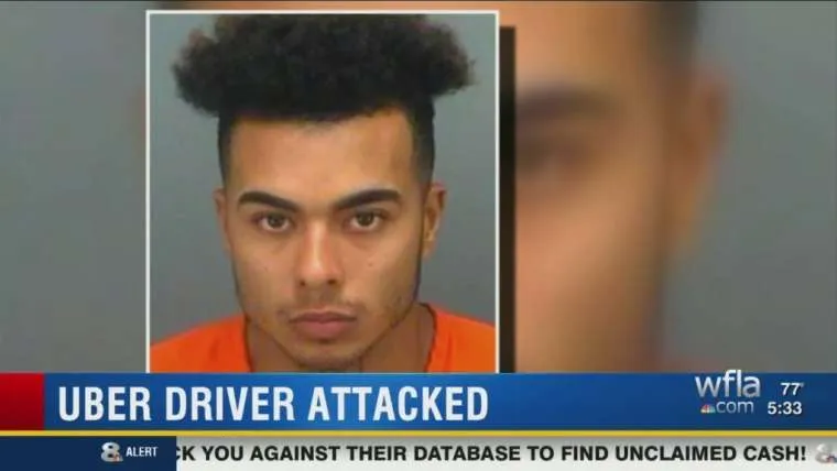 video uber chauffeur bruut in elkaar geslagen voor mcdonalds