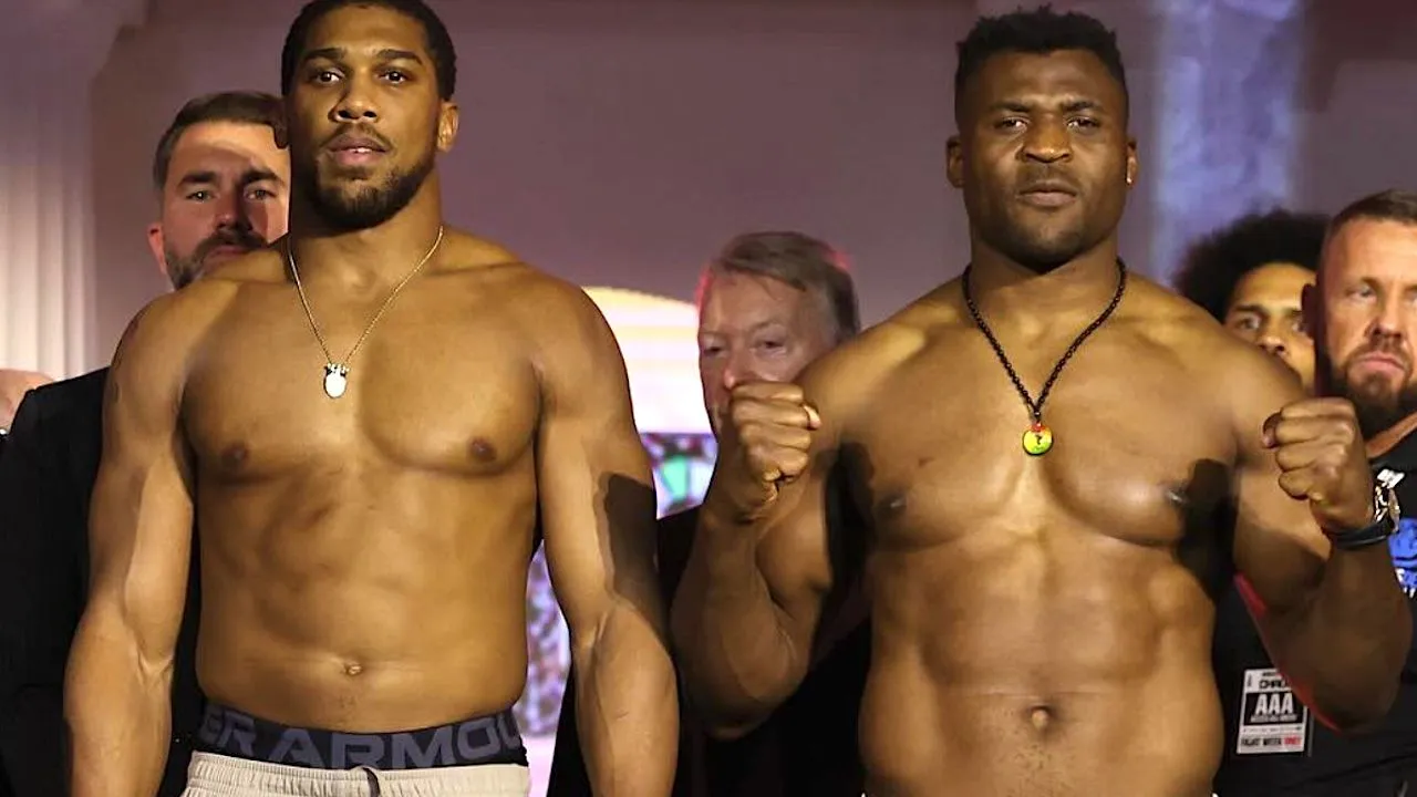 anthony joshua vs francis ngannou