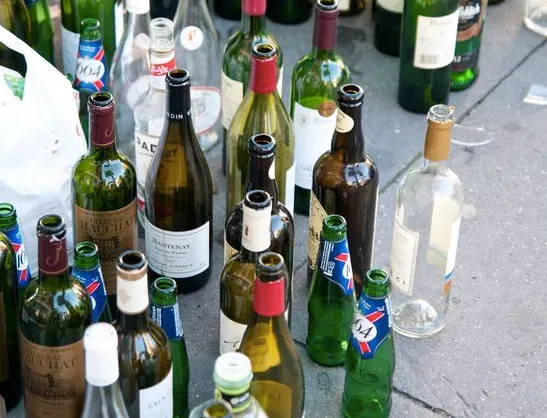 glas glasbak