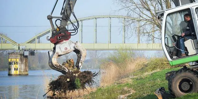 rijkswaterstaat begroeing verwijderen