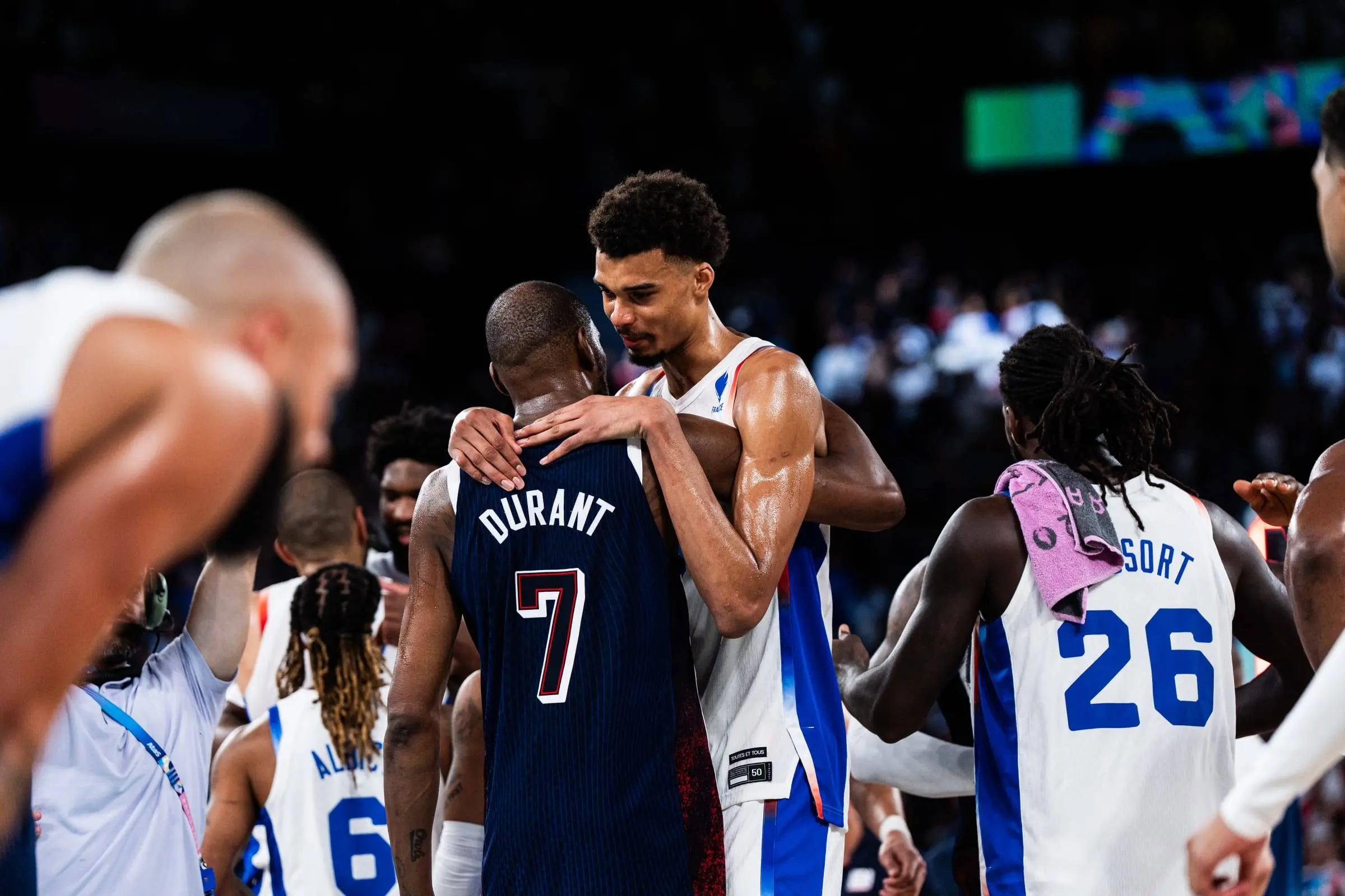 wembanyama-durant paris 2024