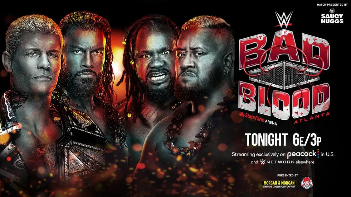 wwe bad blood bloodline roman cody