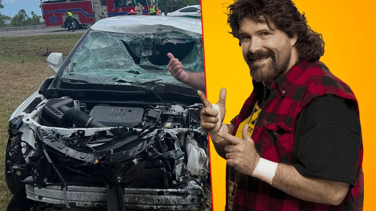 wwe mick foley crash 010425