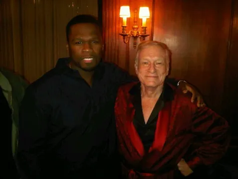 50 cent hugh hefner