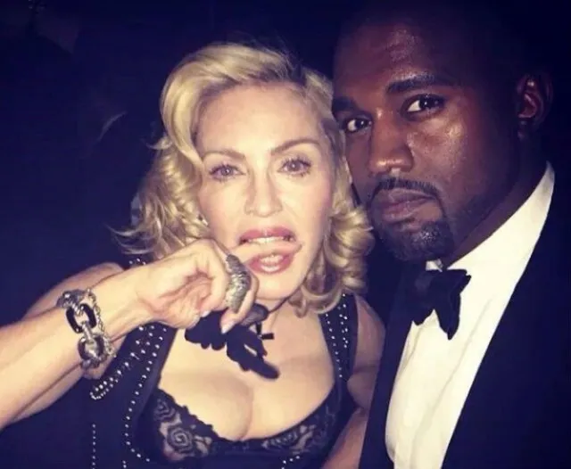 Madonna and Kanye West KCA Black Ball