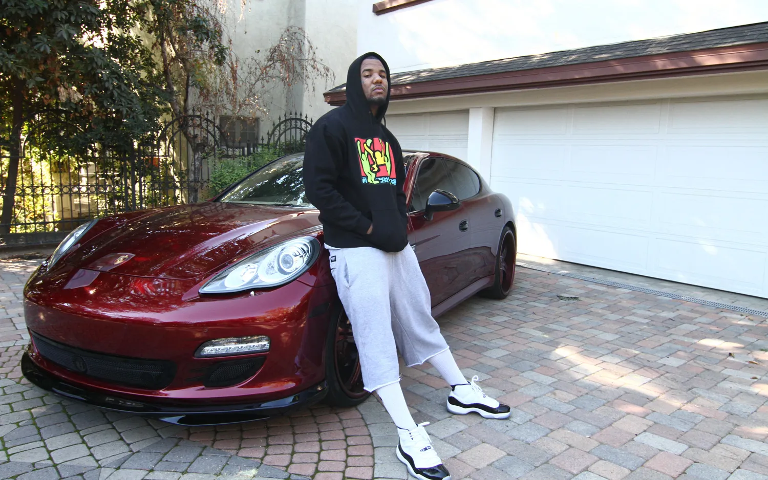 The Game with Red Porsche Panamera