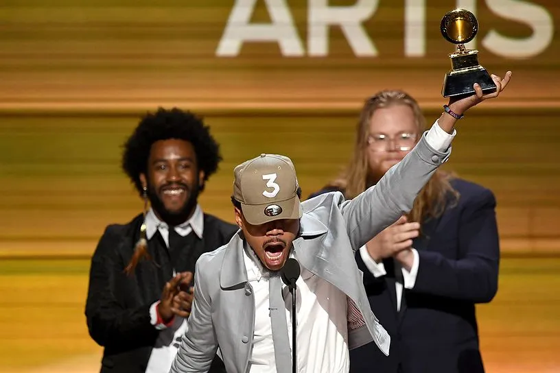 chance the rapper 59th grammy awards show