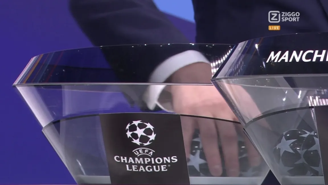 UEFA gaat in de fout, Champions League loting opnieuw