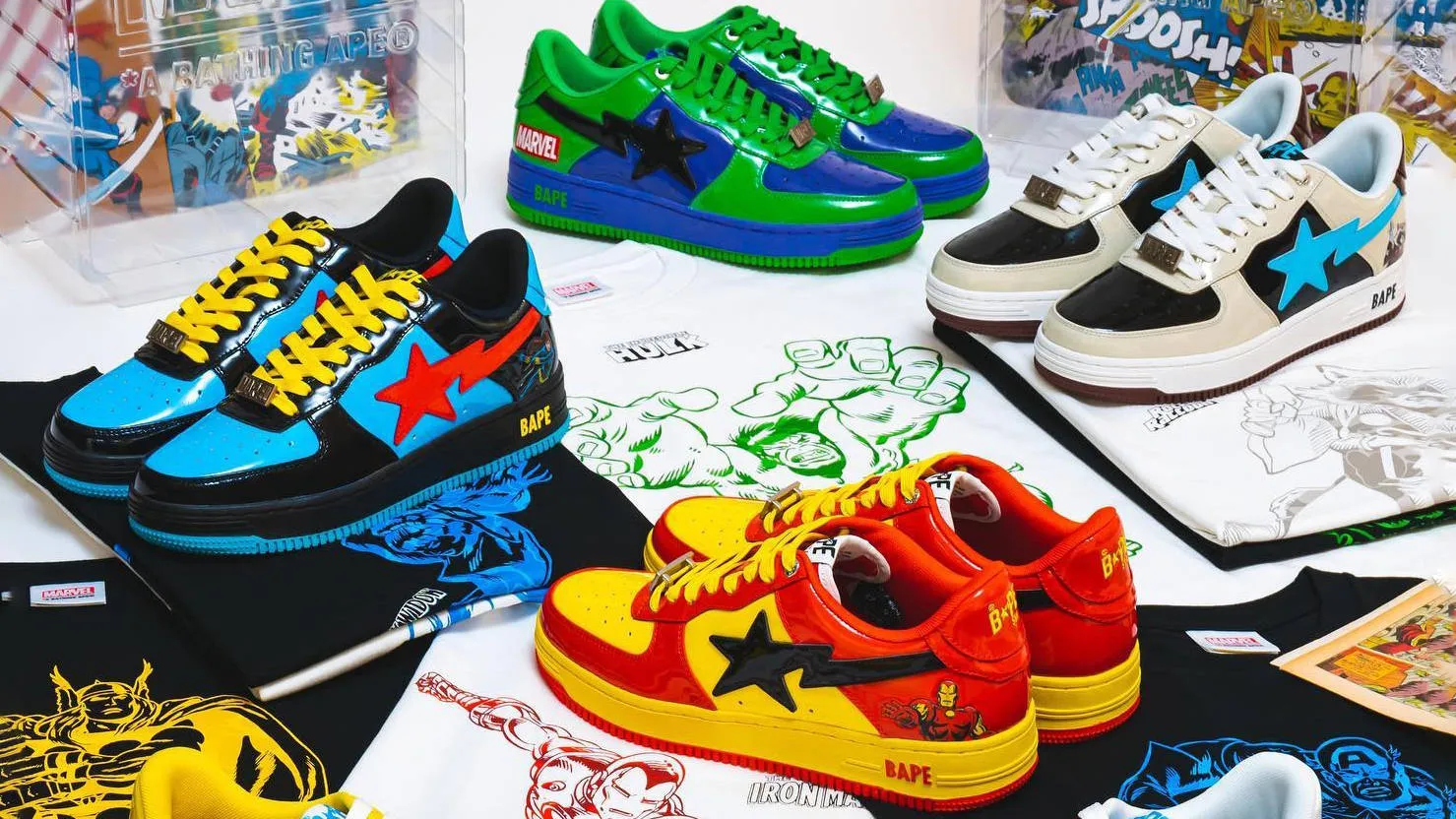 marvel x bape bape sta 2022