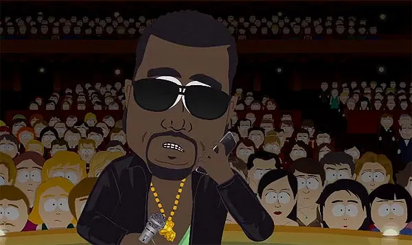 south park kanye west kim kardashian