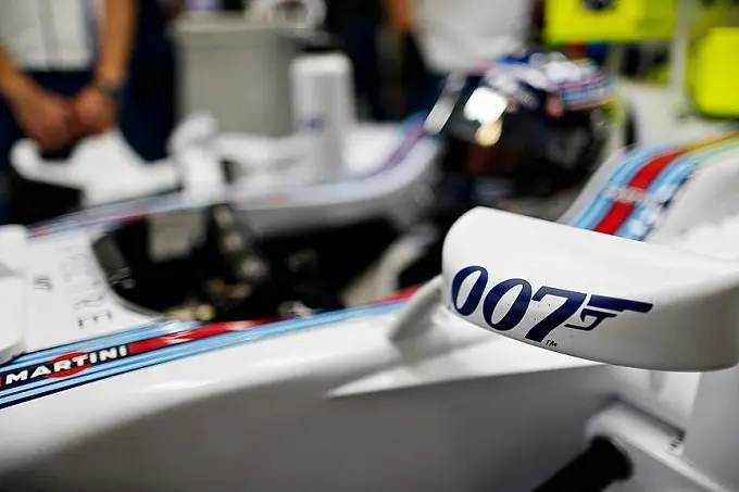 007 james bond spectre williams f1 bottas