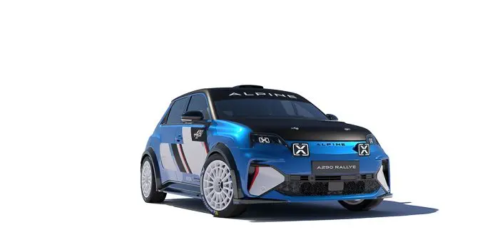 01 alpine a290 rallye speciaal ontwikkeld voor rallysport