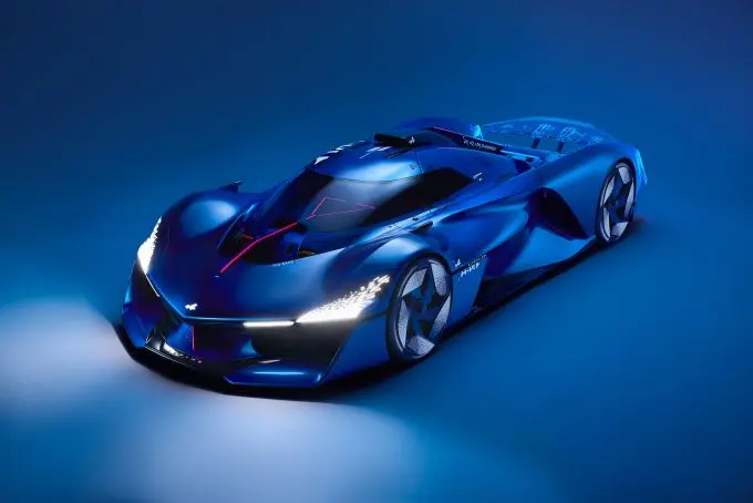 01 alpine alpenglow hy4 prototype van raceauto op waterstof