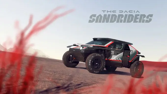 01 dacia presenteert spectaculaire sandrider voor dakar 2025