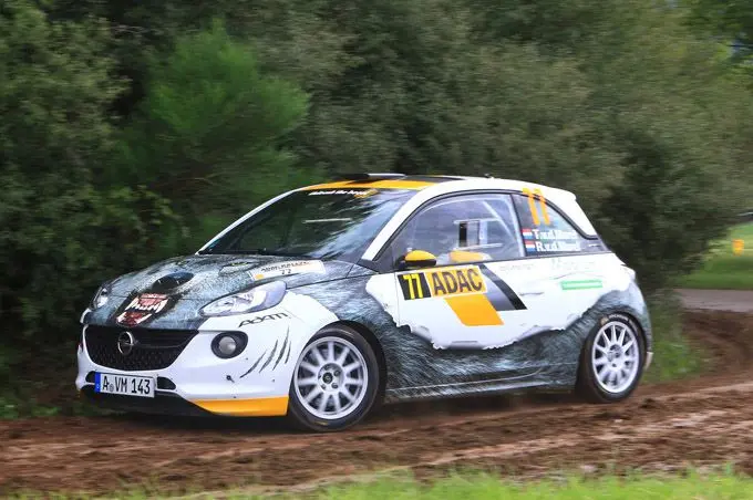 01 opel adam r2 timo van der marel resultaat adac rally wrc duitsland