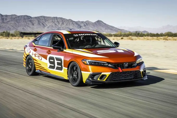 02 hpd honda civic si race car prototype