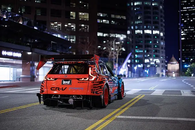 02 hpd honda cr v hybrid racer