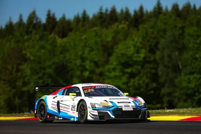 1 25 sainteloc racing benjamin ricci gilles magnus paul evrard audi r8 lms gt3 evo