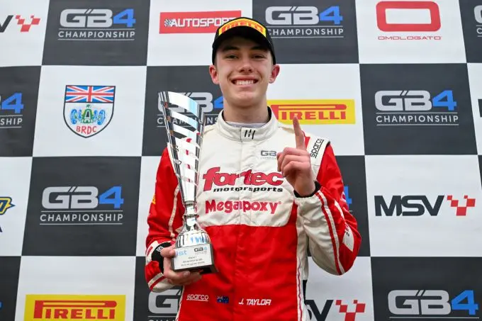 1 taylor celebrates his first gb4 win