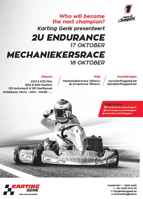 2 u mechanieker endurance karting genk rx