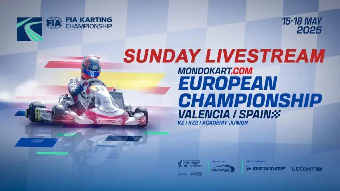 2025 fia karting round 1 kz kz2 academy junior live sun