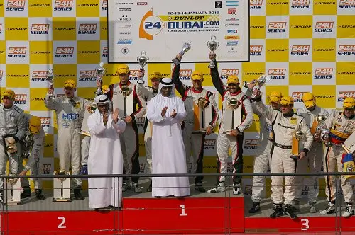 24hours of dubai podium rx 500