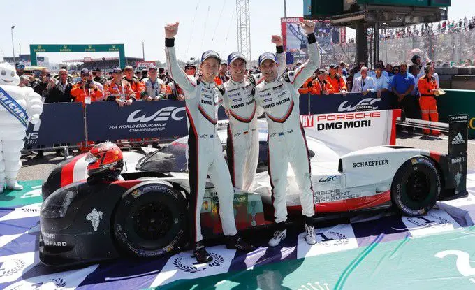 24u van le mans porsche nummer 2 rx