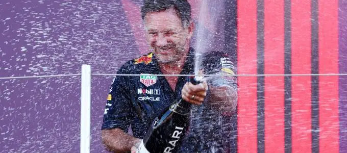 300 christian horner door het dolle heen