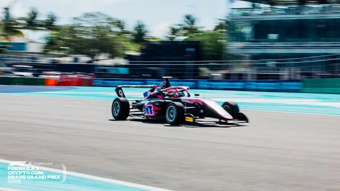 abiie pulling f1 academy