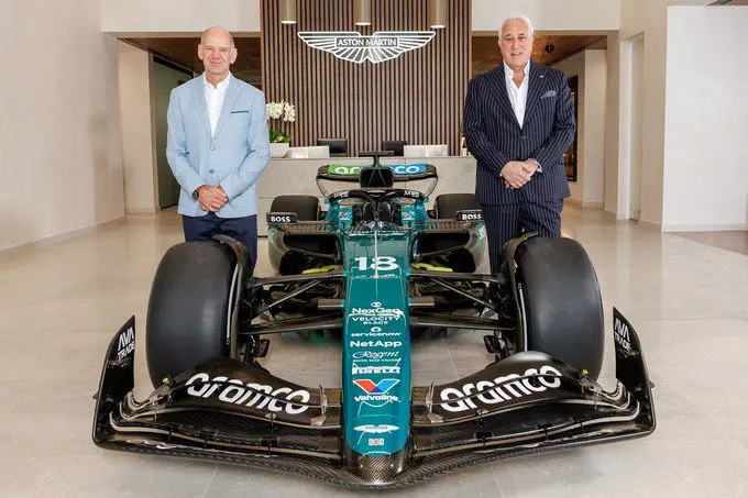 adrian newey en lawrence stroll