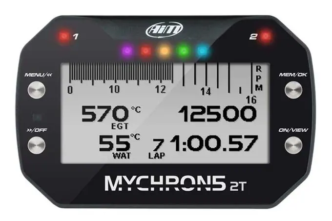 aim mychron 5 2t gps kart laptimer rx 680