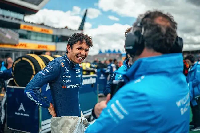 alex albon silverstone