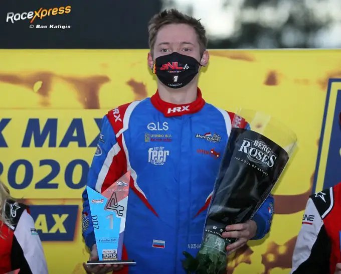 alexander dhzanibekyan wint nk in dd2 karting podium c010082
