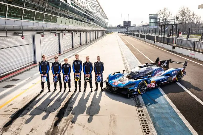 alpine a424 en coureurs 2025 fia wec