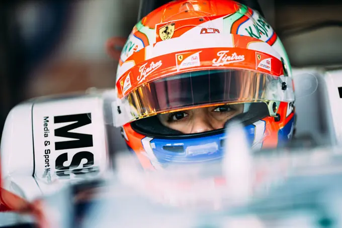 antonio fuoco gp3 series estoril test rx 680