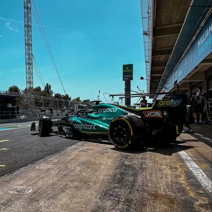 aston martin green red bull