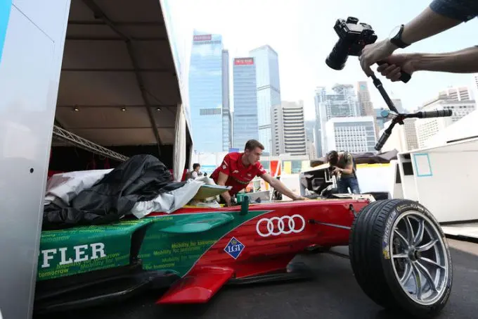 audi officieel op de formule e