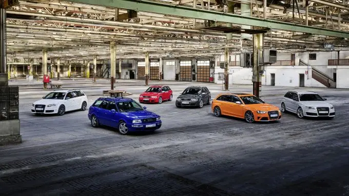 audi sport viert 25 jaar audi rs modellen
