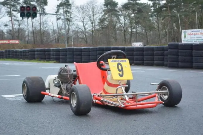 ayrton senna kart