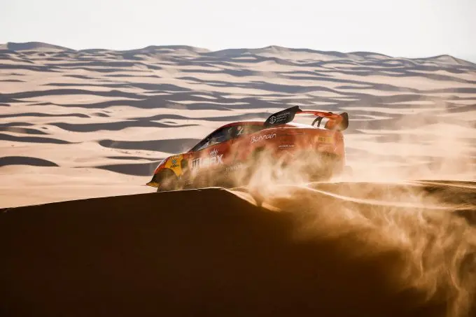 bahrain raid xtreme enters the desert for stage two of the dakar rally