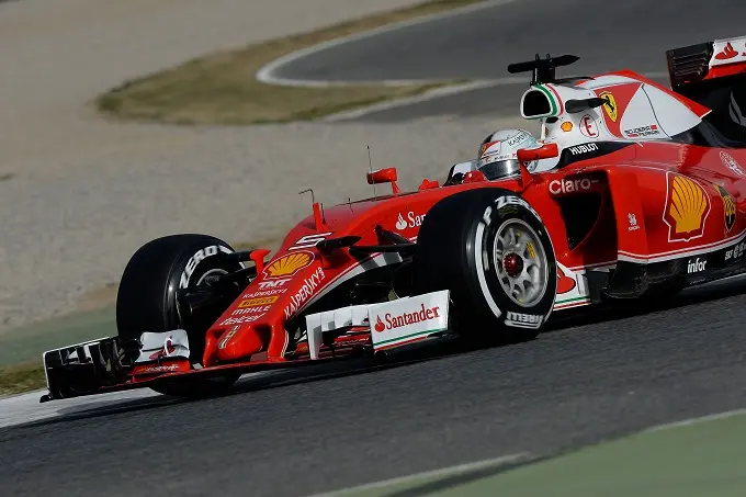 barcelona f1 testing ferrari