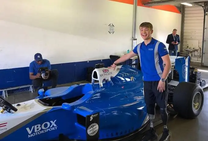 billy monger sauber f1 test rx