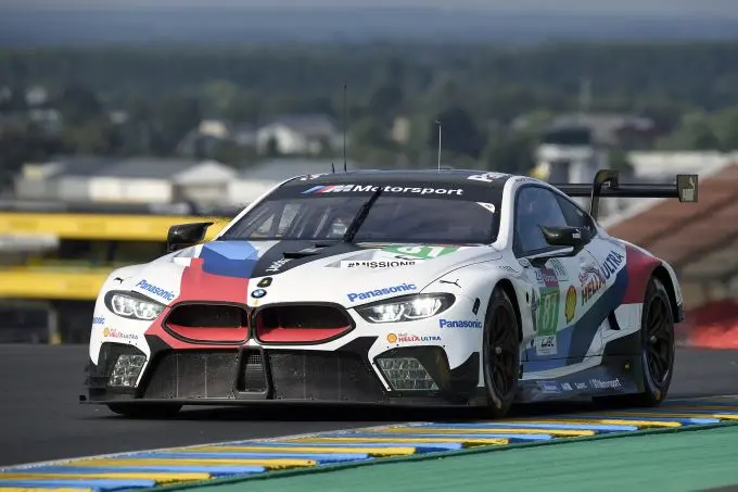 bmw m8 gte testdag le mans 2018