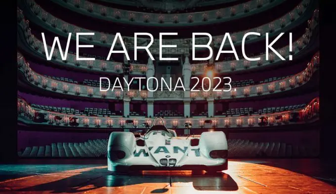 bmw we are back daytona 2023