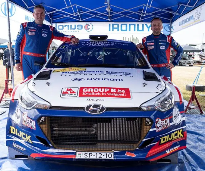 bob de jong rallying navigator erik de wild links en bob de jong 220522