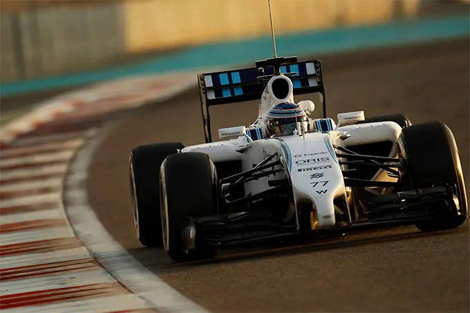 bottas abu dhabi test