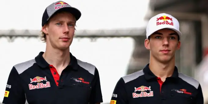 brendon hartley pierre gasly toro rosso f1